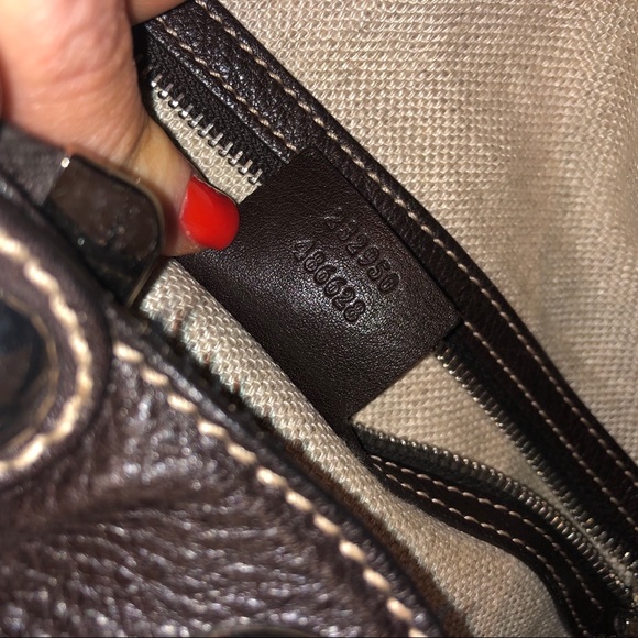 GUCCI Large Monogram Canvas Hobo Bag - Picture 5 of 8